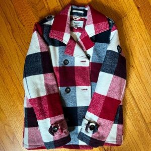 Ruum plaid jacket, quilted inside, excellent condition, size youth 7/8